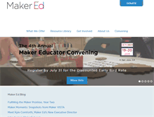Tablet Screenshot of makered.org